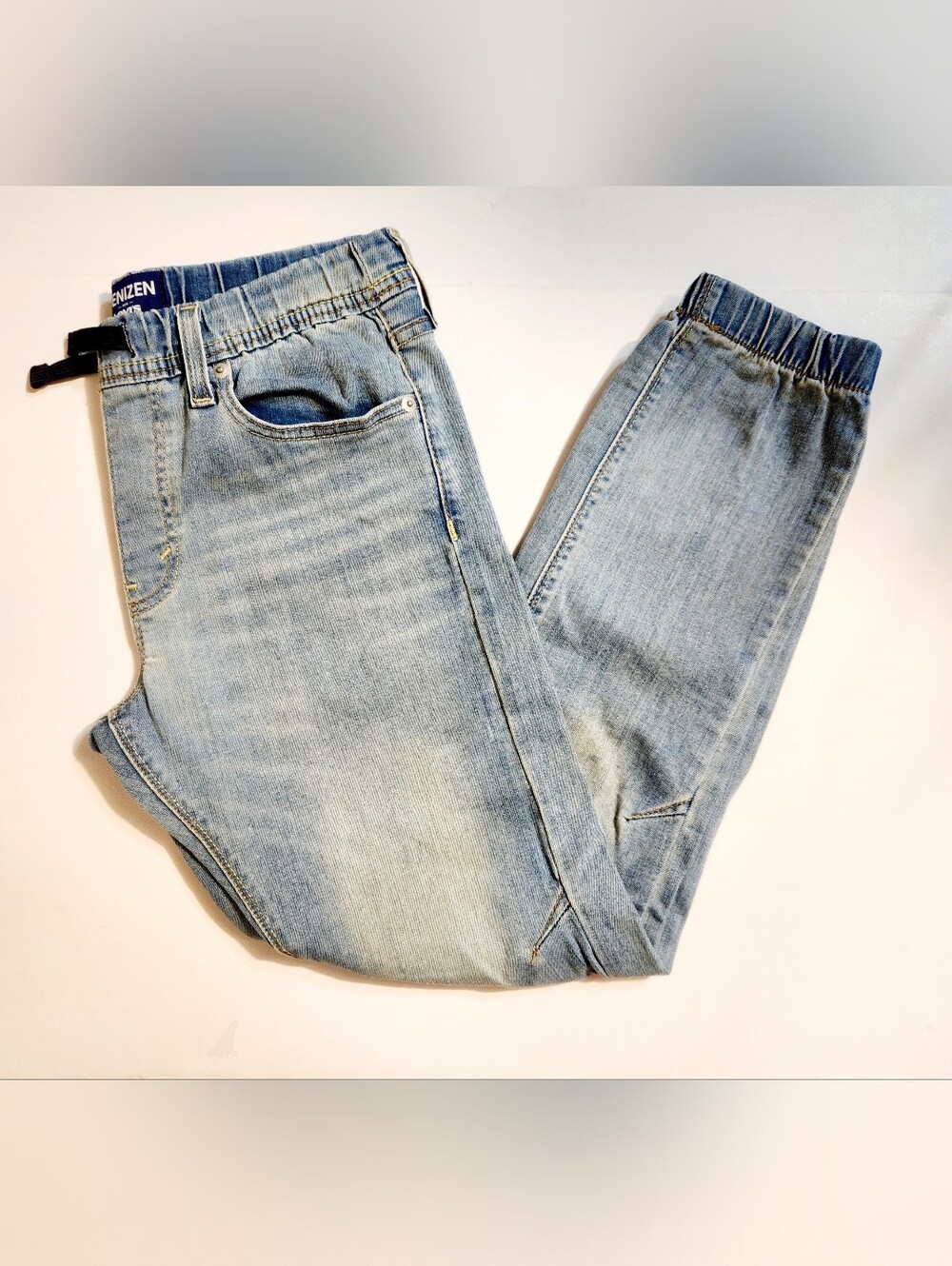 Levi Denizen Light Blue Girl's Denim Jeans Comfortable Stretch Fit Size: 16
